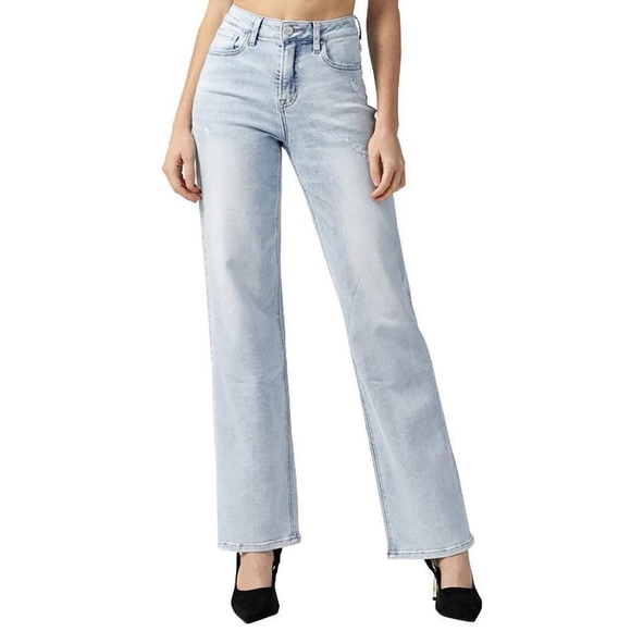Women's Straight Jeans - Picture 1 of 3